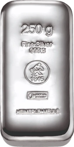 Heimerle + Meule Silberbarren 250g