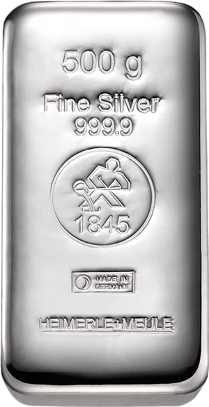 Heimerle + Meule Silberbarren 500g