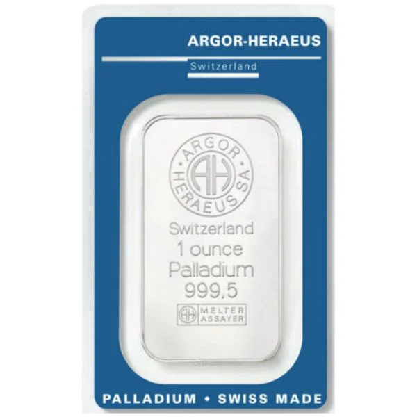 Heraeus Palladiumbarren 1oz