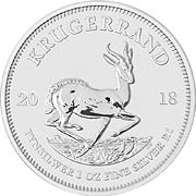 Krügerrand 1 oz (2018) - Silbermünzen