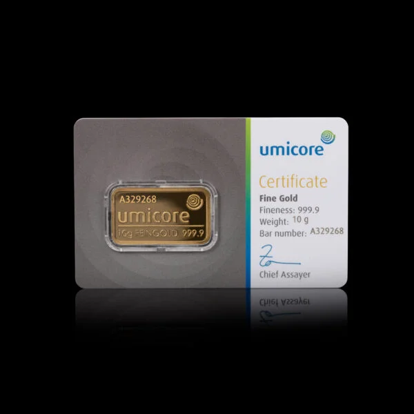 Umicore Goldbarren 8g